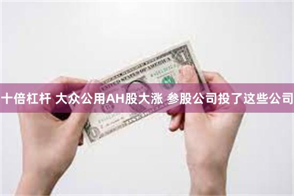 十倍杠杆 大众公用AH股大涨 参股公司投了这些公司