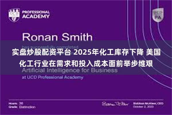 实盘炒股配资平台 2025年化工库存下降 美国化工行业在需求和投入成本面前举步维艰
